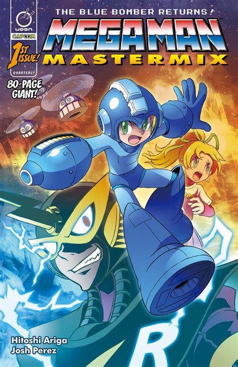 Rockman Corner Udon Announces Mega Man Mastermix Hitsohi Ariga Comics In Color