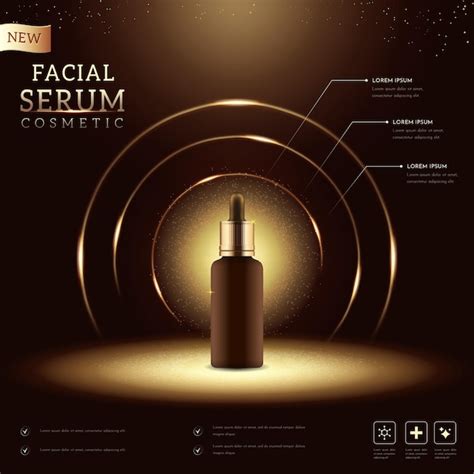 Premium Vector Realistic Cosmetic Cream Product For Skin Care Poster