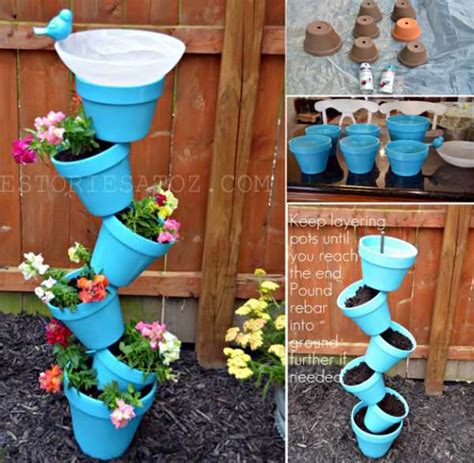 25 Budget Friendly And Fun Garden Projects Made With Clay Pots