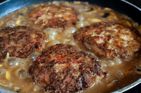 Southern Hamburger Steaks With Onion Mushroom Gravy My Incredible