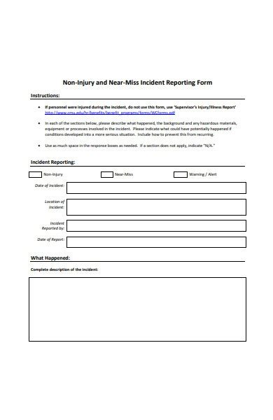 Free 32 Accident Forms In Pdf Ms Word Xls
