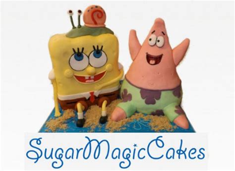 Spongebob Patrick And Gary Cake By Sugarmagiccakes Cakesdecor