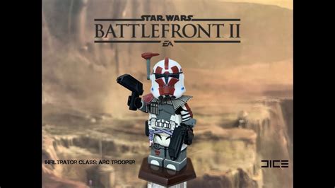 Lego Star Wars Battlefront 2 Arc Trooper Clone Custom Review Youtube