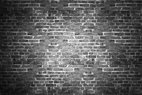 Black Brick Wall For Background Stock Photo Image Of Obsolete