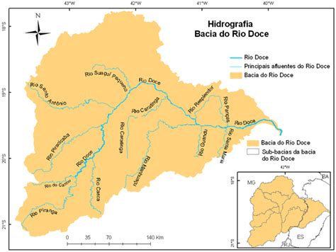 hidrografia básica da bacia do rio doce detalhamento hidromorfolÓgico download scientific