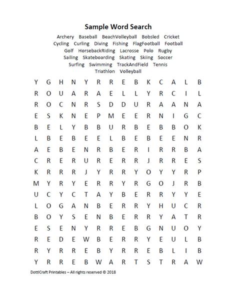 Winter Word Search Puzzle Printable Seek Find Sleuth Etsy