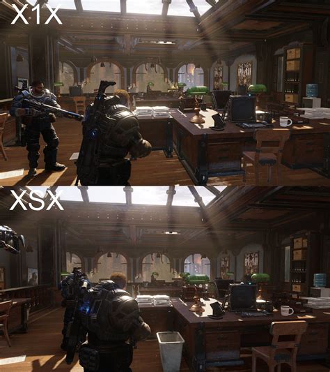 Gears 5 Xbox Series X Screenshots And Comparison With Xbox One X Inside