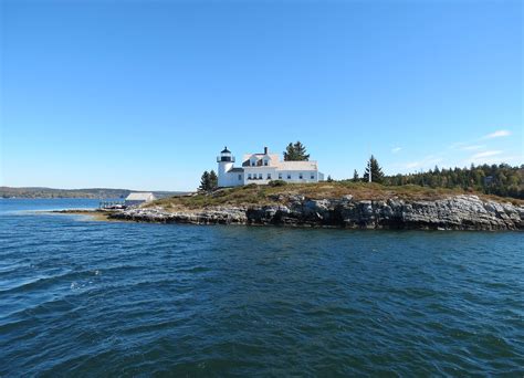 Pumpkin Island Lighthouse Penobscot Bay Maine Located On Flickr