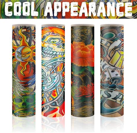 8 Pieces Tattoo Arm Sleeves For Kids Fake Tattoo Sleeve Sunscreen Kids