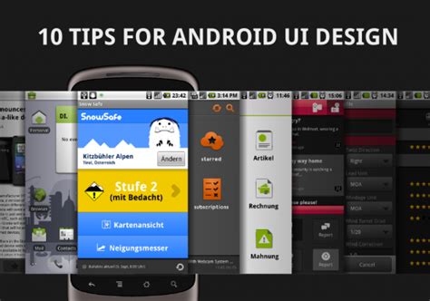 Mvp architecture introduction link1 link2. 10 Tips For Android UI Design