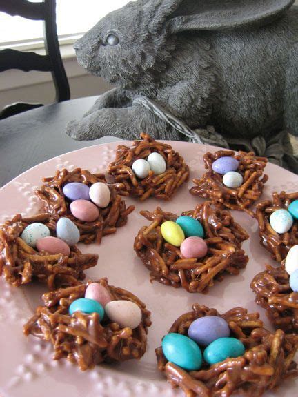 I remember easter sunday it was colorful and fun the new life that i'd begun in my new cage. Easter Nest Treats | Easter nest treats, Easter dessert ...