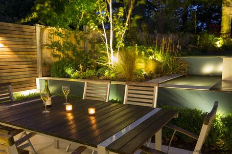 I will probably go for the option to get an electrician to run a cable down to the shed. Garden Lighting - Jilayne Rickards North London Garden ...