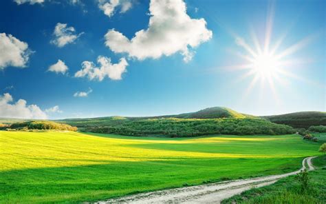 A Beautiful Sunny Day Hd Wallpaper