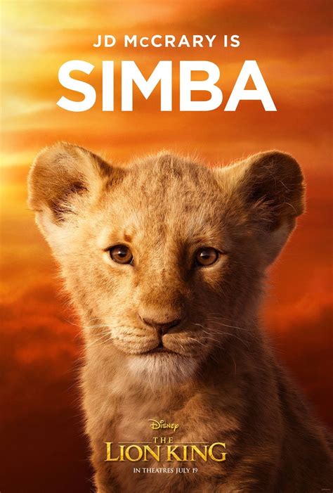 The Lion King Poster Young Simba The Lion King 2019 Photo 42834771
