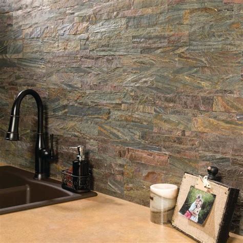 Self Adhesive Stone Wall Tiles Home Depot Wall Design Ideas