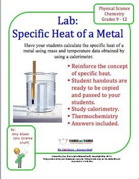 Chemistry Lab Specific Heat Of A Metal Chemistry Labs And Babe