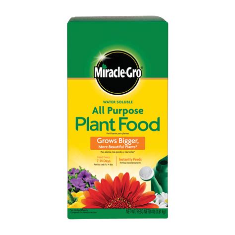 Get Miracle Gro Water Soluble All Purpose Plant Food 4 Pound Box In Mi
