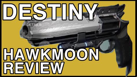 Hawkmoon Review And Gameplay Exotic Hand Cannon Destiny