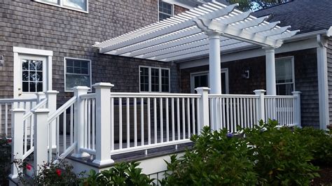 Azek railing is now timbertech. AZEK Decking & Pergola, Mattapoisett, MA | Contractor Cape Cod, MA & RI