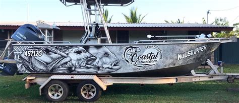 Fishing Boat Wraps And Signage Custom Design And Installation Services