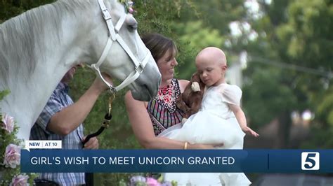 girl meets unicorn through make a wish foundation