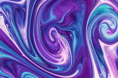 Abstract Colorful Liquid Background By Robert Kohlhuber For Stocksy