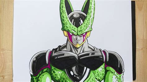 This form is called #17 absorption in dragon ball z: How to draw CELL | IN UNDER 10 Minutes - DRAGONBALL Z ...