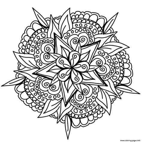 Find thousands of free and printable coloring pages and books on coloringpages.org! Cool Hand Drawn Mandala Coloring Pages Printable