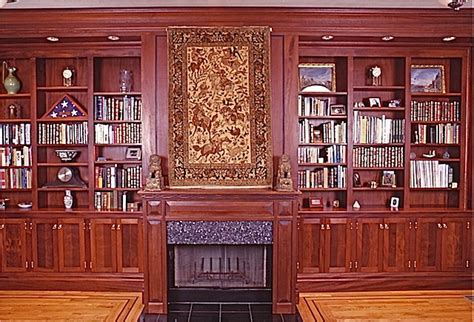 Mahogany Library Dcn Woodworking