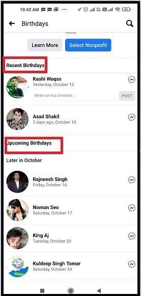 How To Find Birthdays On Facebook App Updated 99media Sector