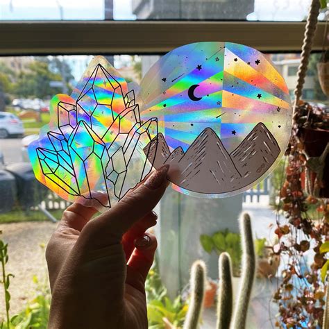 Suncatcher Sticker Electrostatic Glass Sticker Rainbow Window