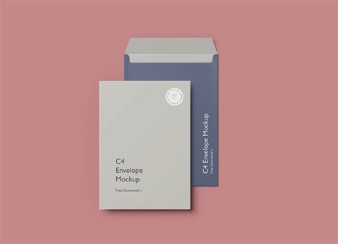 Free C4 Envelope Mockup Psd Good Mockups