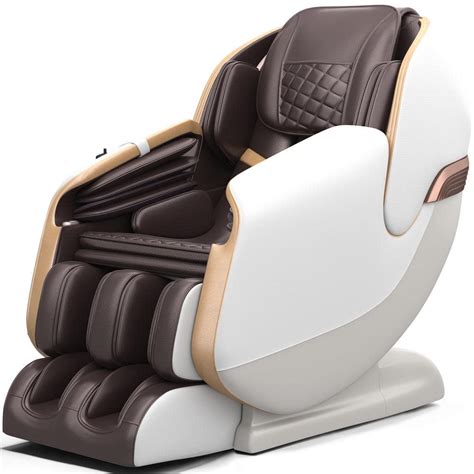 REAL RELAX PS Brown Color With Zero Gravity Shiatsu SL Track Body Scan Bluetooth Heat