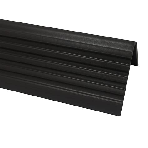 Stair edging for sheet vinyl,linoluem,vinyl plank or luxury vinyl tiles(lvt). Shur Trim Vinyl Stair Nosing , Grey - 1-7/8 Inch | The Home Depot Canada