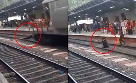 Woman Gets Run Over By Goods Train And Survives 3 Million Views On Video