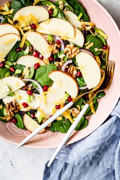 Apple Salad With Raisins And Walnuts Best Crafts And Recipes