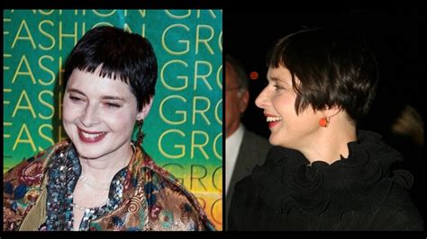 Isabella Rossellini Hairstyles