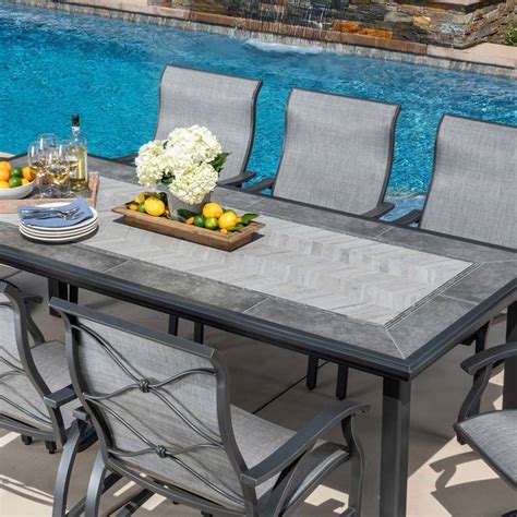 Maybe you would like to learn more about one of these? SunVilla Santa Fe 9 Piece Sling Dining Patio Set + Cover ...
