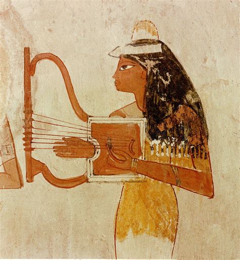 What Is The Oldest Known Piece Of Music Ancient Egyptian Art Egyptian Painting Egyptian Art