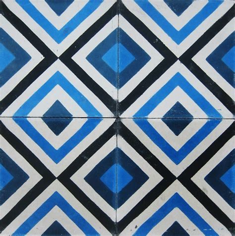 Encaustic Tile No 15 Moroccan Encaustic Tiles