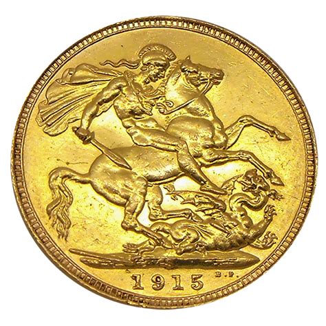 1915 UK Full Gold Sovereign | Gold Sovereign Coin