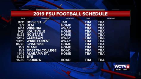 Our seat rating algorithms, for both value & quality, and multiple ticket sorts make it easier to find the right tickets. Florida State football releases 2019 schedule