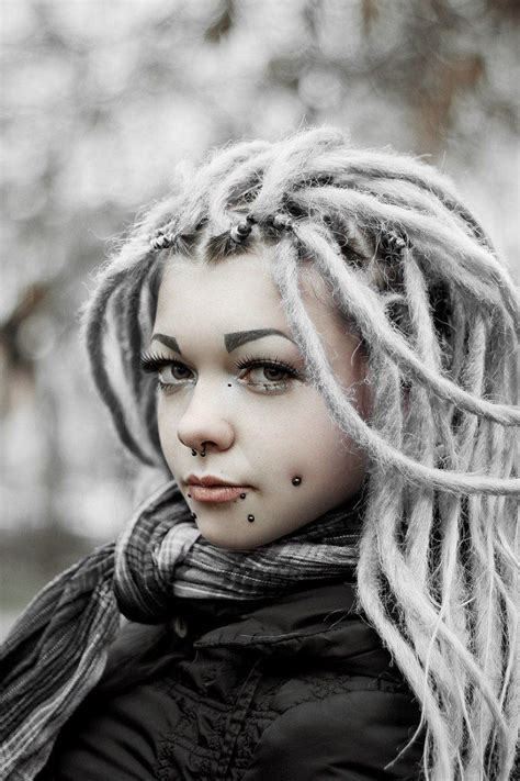 Dreadfully Dyed In 2019 White Dreads Dreads Girl Dyed Dreads