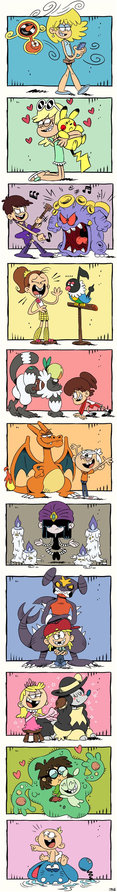 The Loud House Siblings And Their Pokemon By Master Rainbow Images