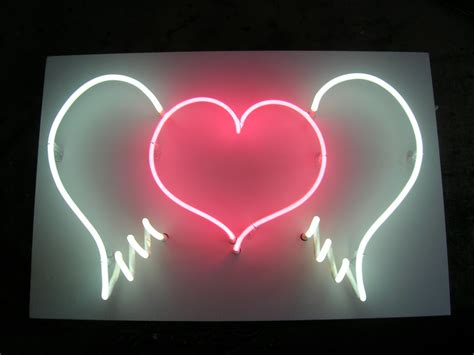 Neonneon Neon Love Heart With Wings