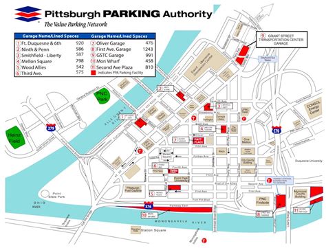 25 Map Of Downtown Pittsburg Maps Database Source