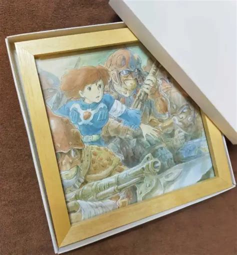 STUDIO GHIBLI NAUSICAA Of The Valley Wind Hayao Miyazaki Framed Item Clipping Ca PicClick