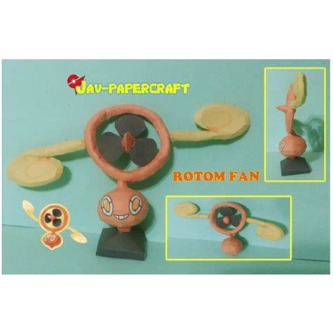 Jual Pokemon Rotom Fan Papercraft Shopee Indonesia