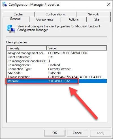 How To Check SCCM Client Version Number Prajwal Org