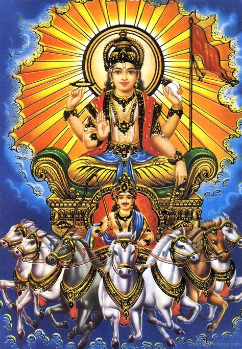 Image Of Lord Surya Hindu Deities Gods And Goddesses Surya